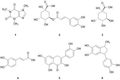 Phenylindanes in Brewed Coffee Inhibit Amyloid-Beta and Tau Aggregation